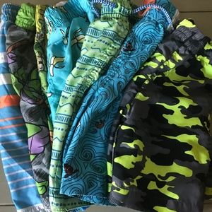 Bundle of 7 Boy' s Swimwears